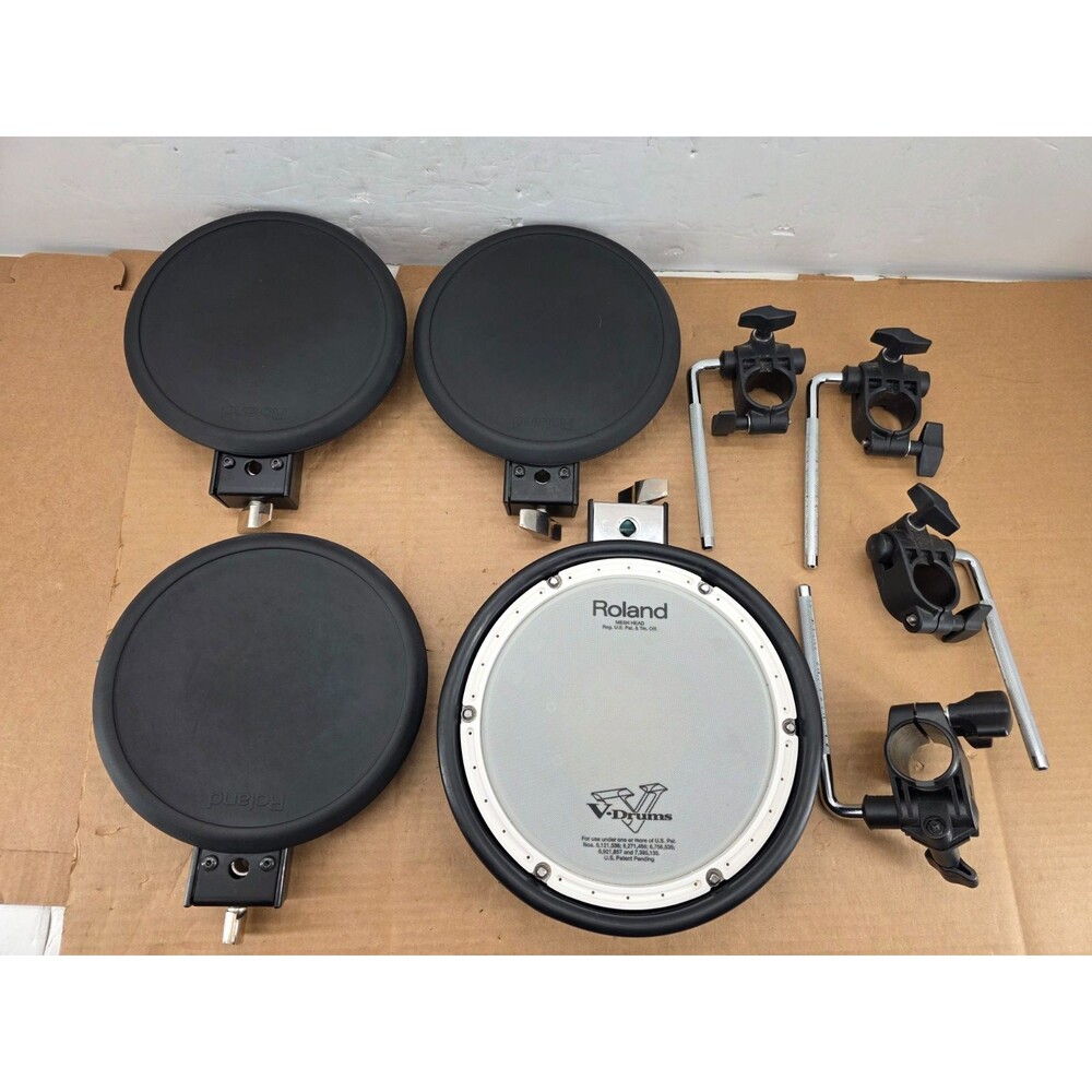 Roland PD-8A x 3 Pdx 8 x1 Electronic Drum Pad TOM SNARE 8.5 inch